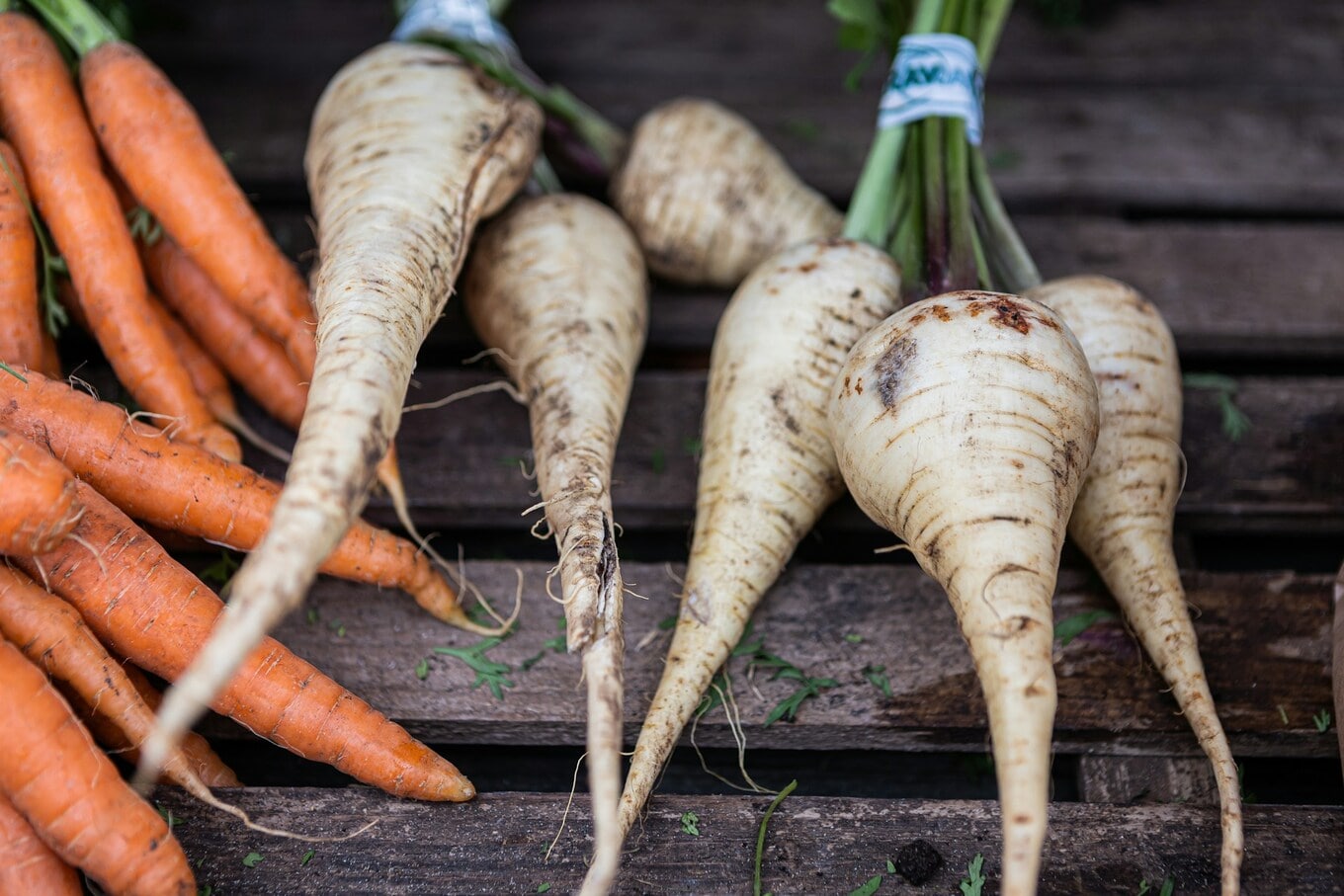 parsnips and carrots